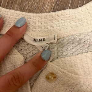 Mine Cream Knit Cardigan